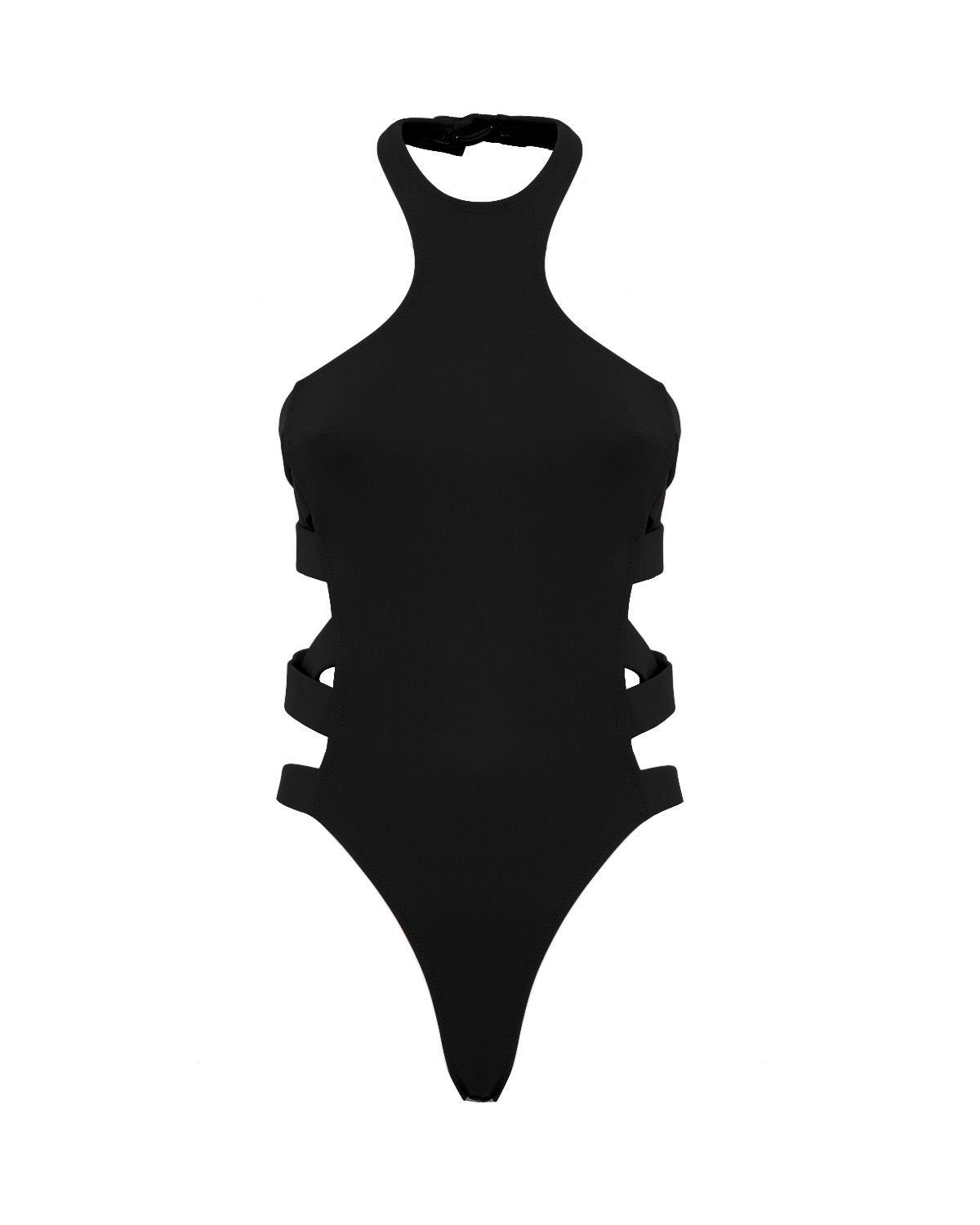 Black halter neckline swimsuit | Beachwear, Ready to Wear | Genny