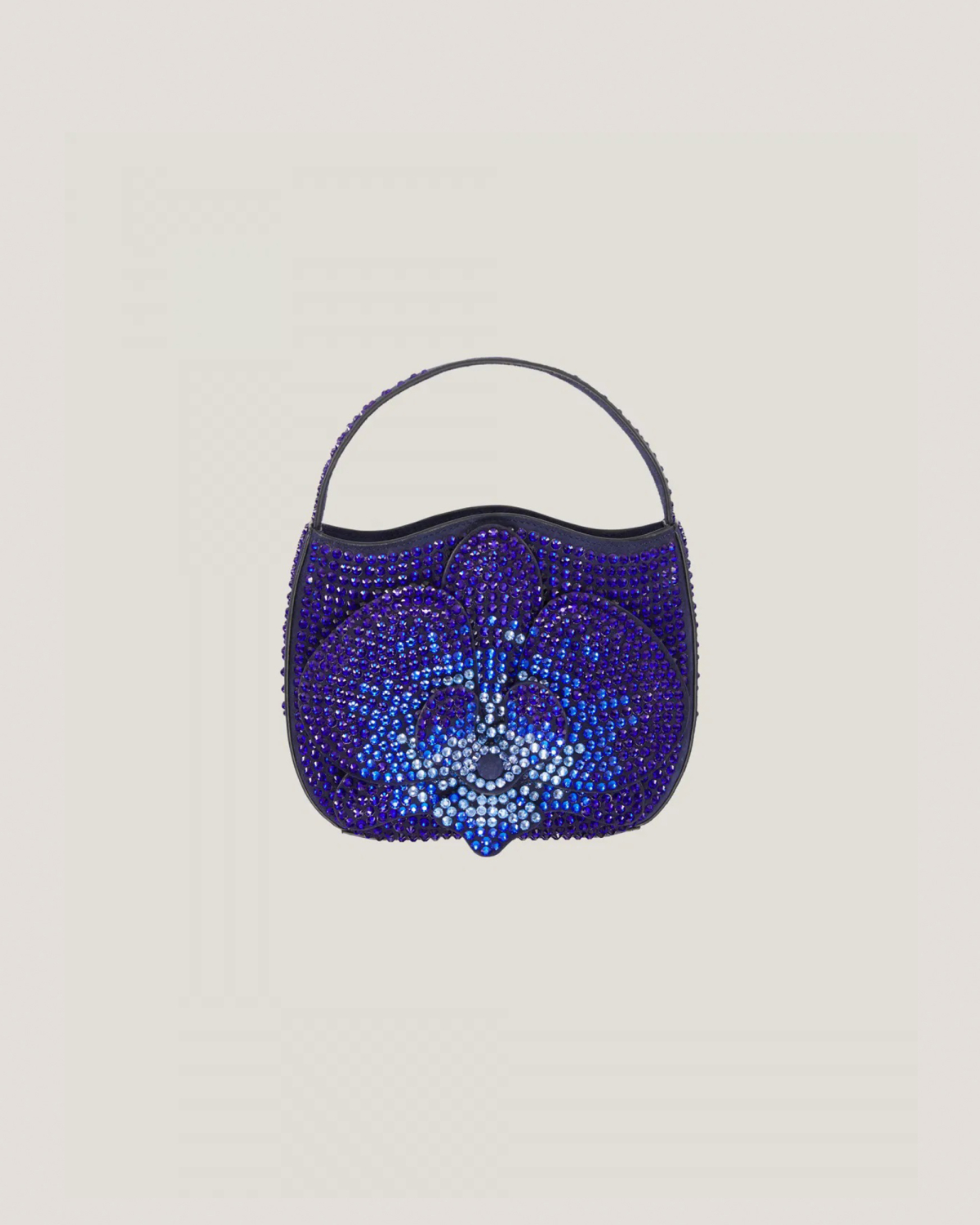 Leather Orchid Bag with rhinestones | Bags, Ceremony Bags | Genny