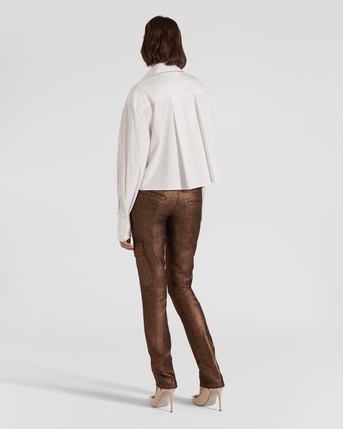 Laminated cargo pants | hide_category, -40%, OUTLET | Genny