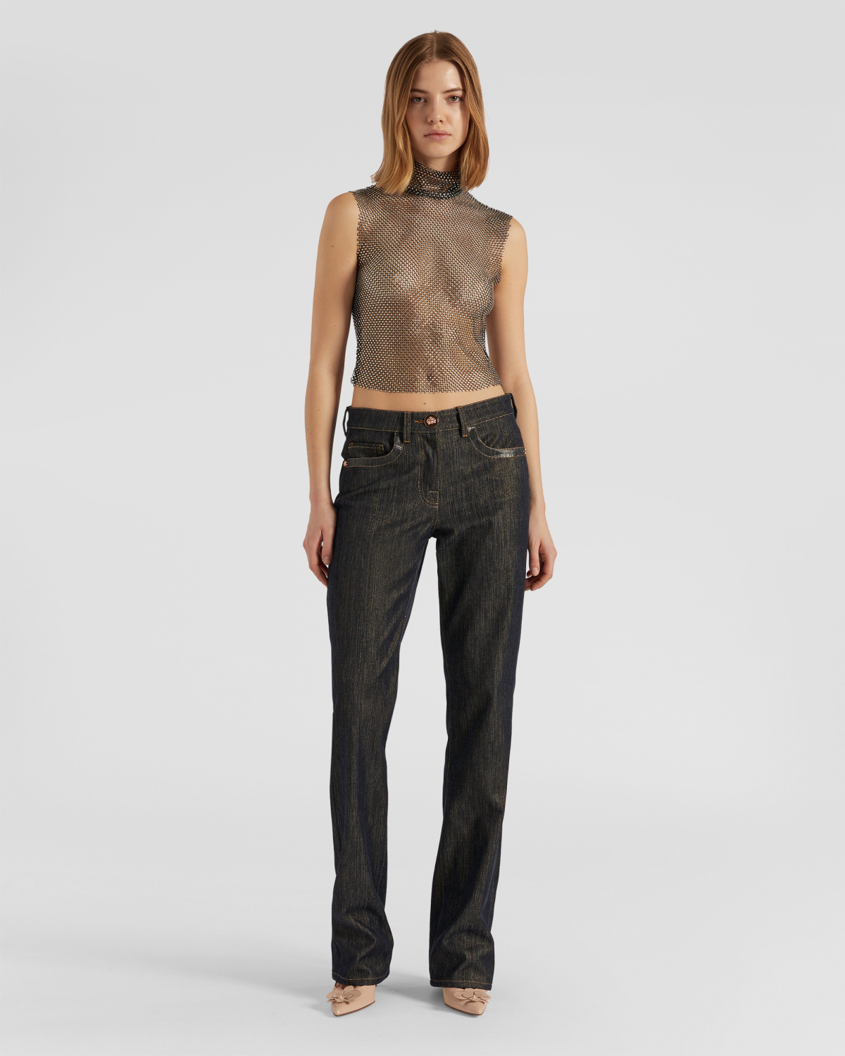 Embroidered jeans | hide_category, -40%, OUTLET | Genny