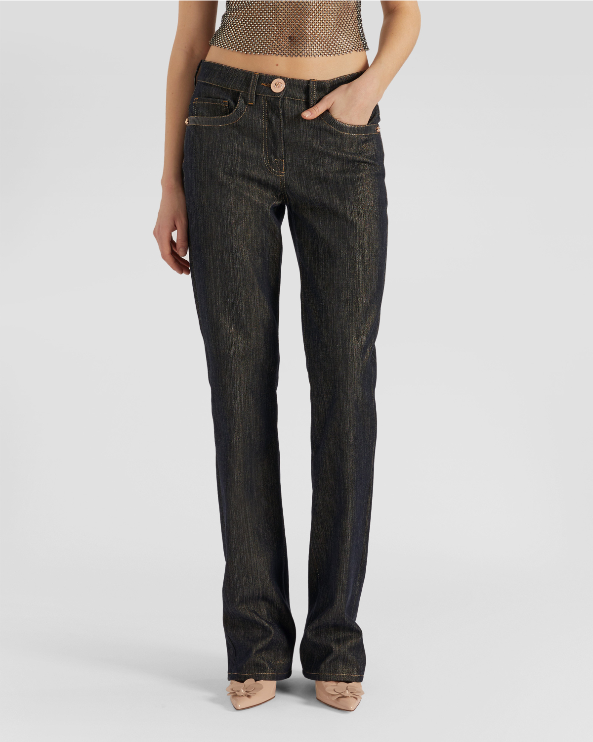 Embroidered jeans | hide_category, -40%, OUTLET | Genny
