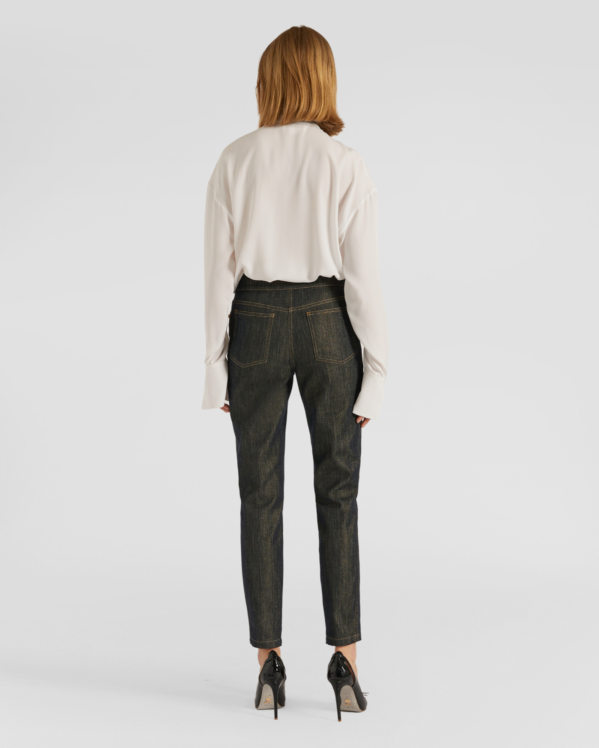 Jeans with carrettiera pockets | hide_category, -40%, OUTLET | Genny
