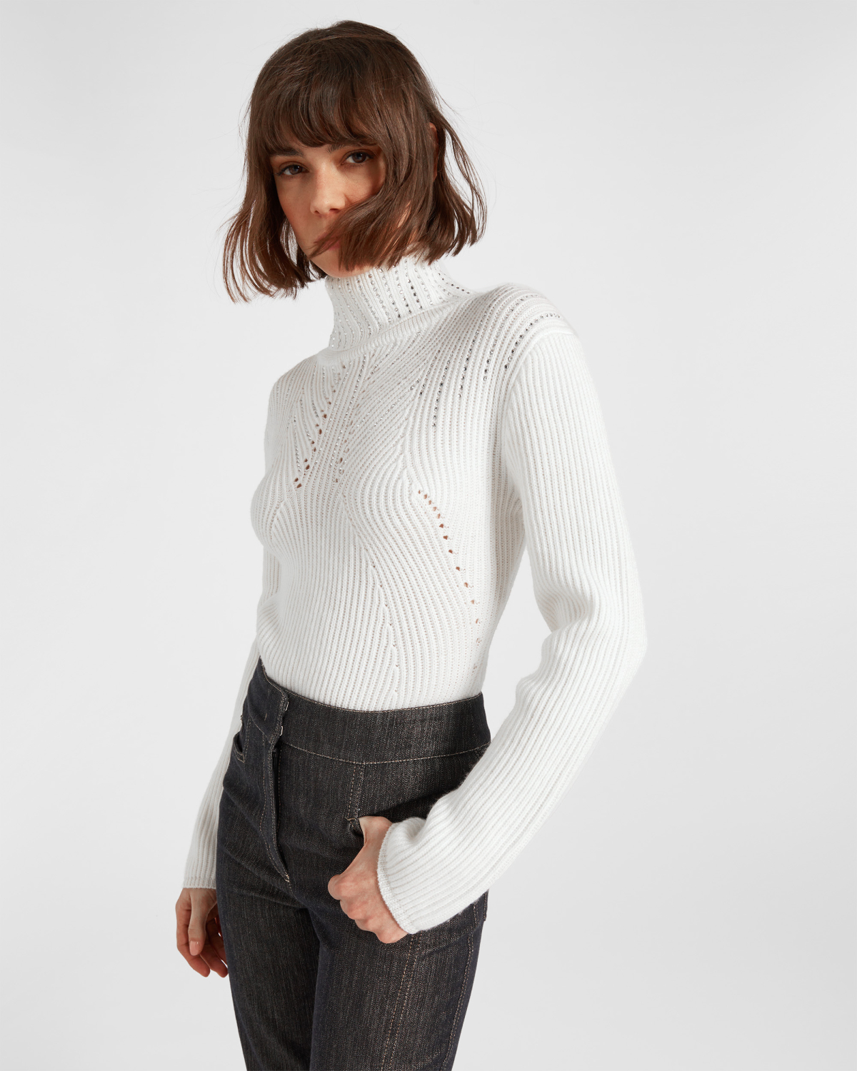 Rhinestoned turtleneck | hide_category, -40%, OUTLET | Genny