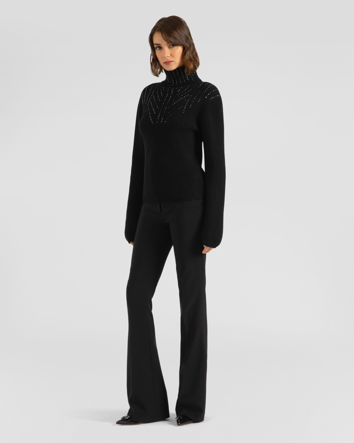 Rhinestoned turtleneck | hide_category, -40%, OUTLET | Genny