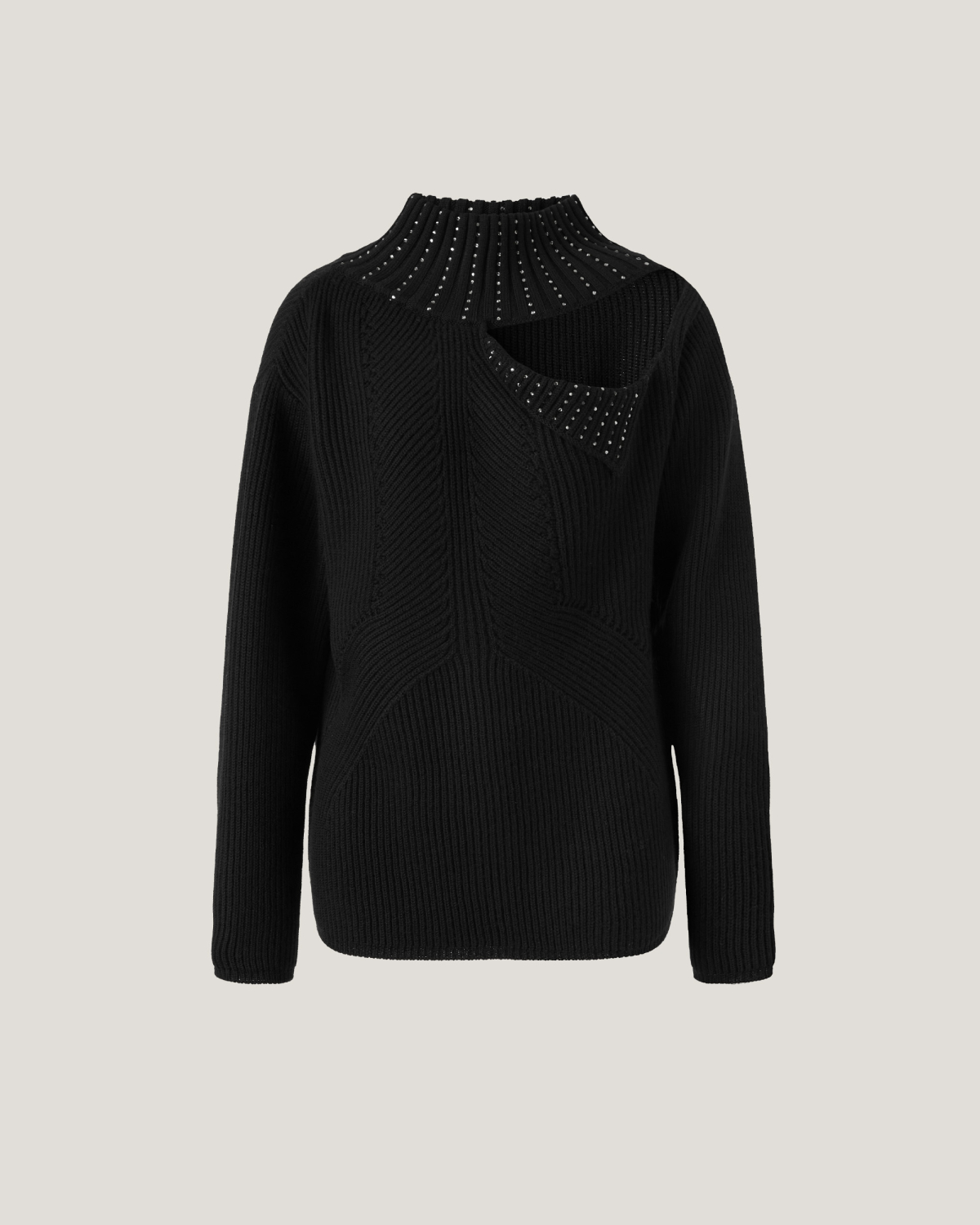 Cut-out rhinestone sweater | hide_category, -40%, OUTLET | Genny