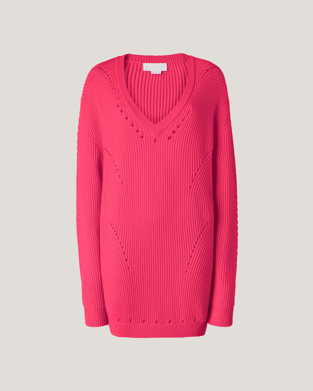 V-neck knit dress | hide_category, -40%, OUTLET | Genny