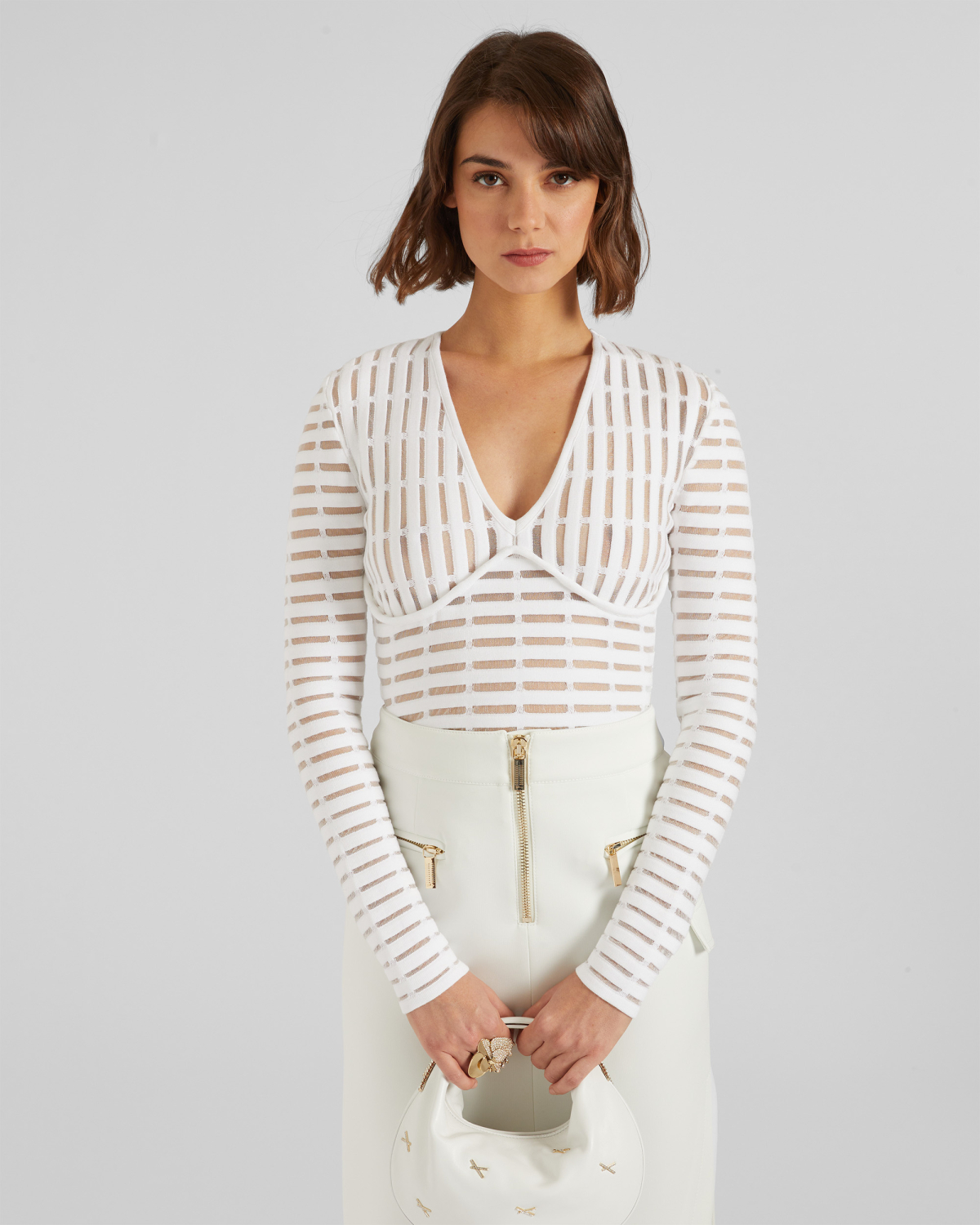 Iconic sheath knit sweater | hide_category, -40%, OUTLET | Genny