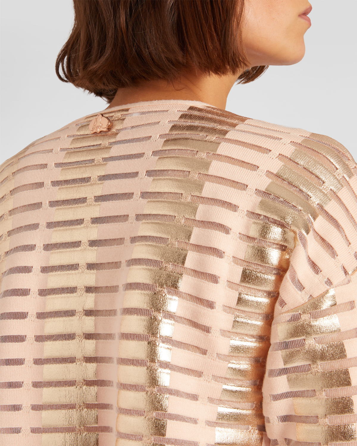 Foil stripes iconic knit top | hide_category, -40%, OUTLET | Genny