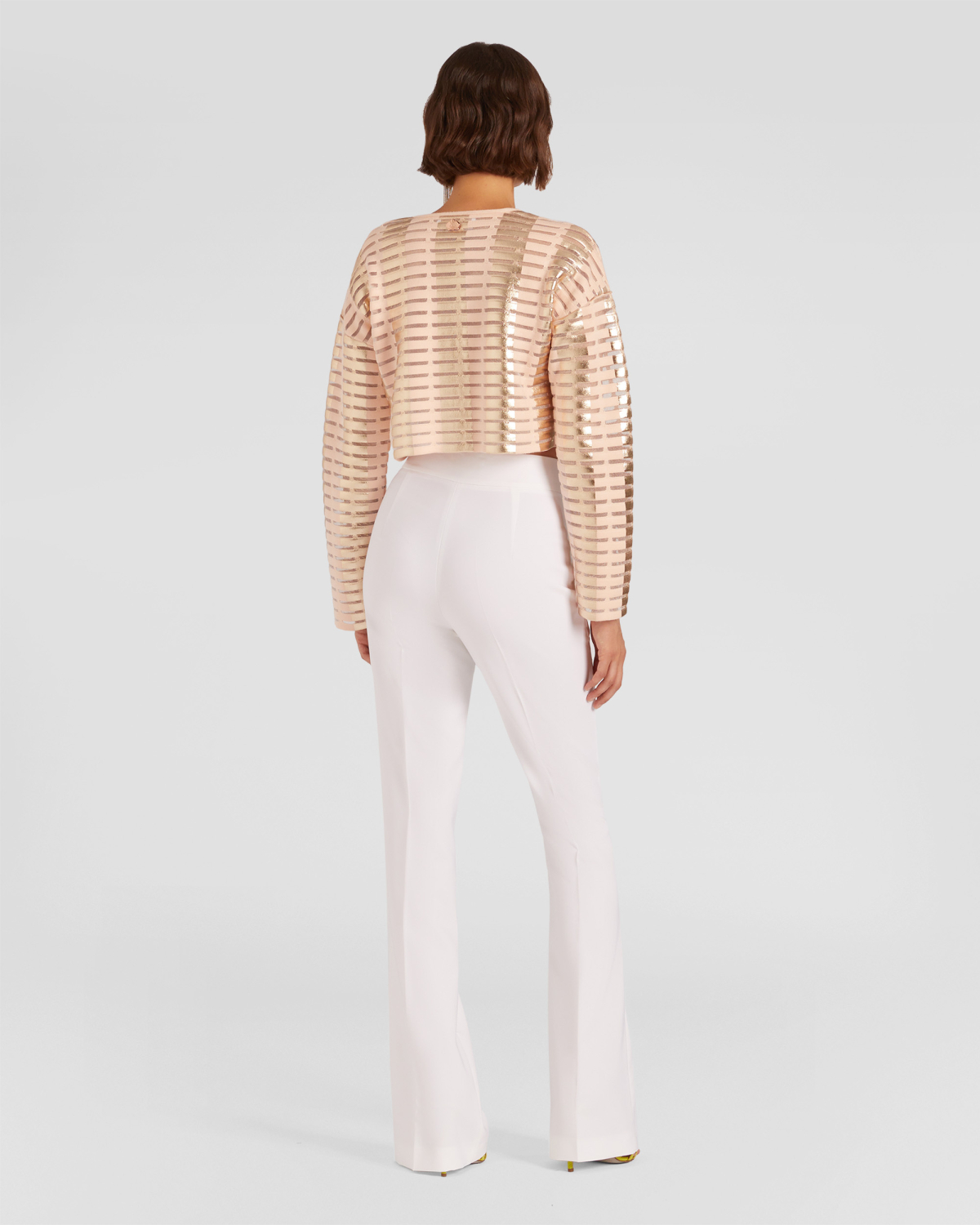 Foil stripes iconic knit top | hide_category, -40%, OUTLET | Genny