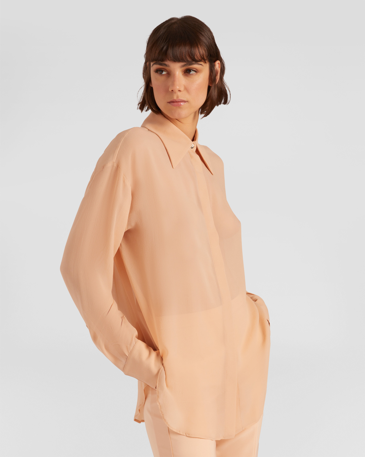 Silk Long-sleeved shirt | hide_category, -40%, OUTLET | Genny