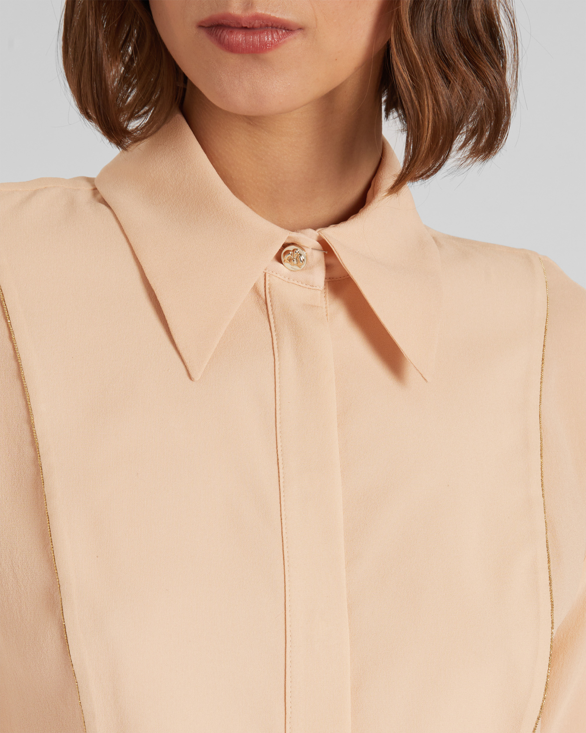 Classic shirt with plastron | hide_category, -40%, OUTLET | Genny