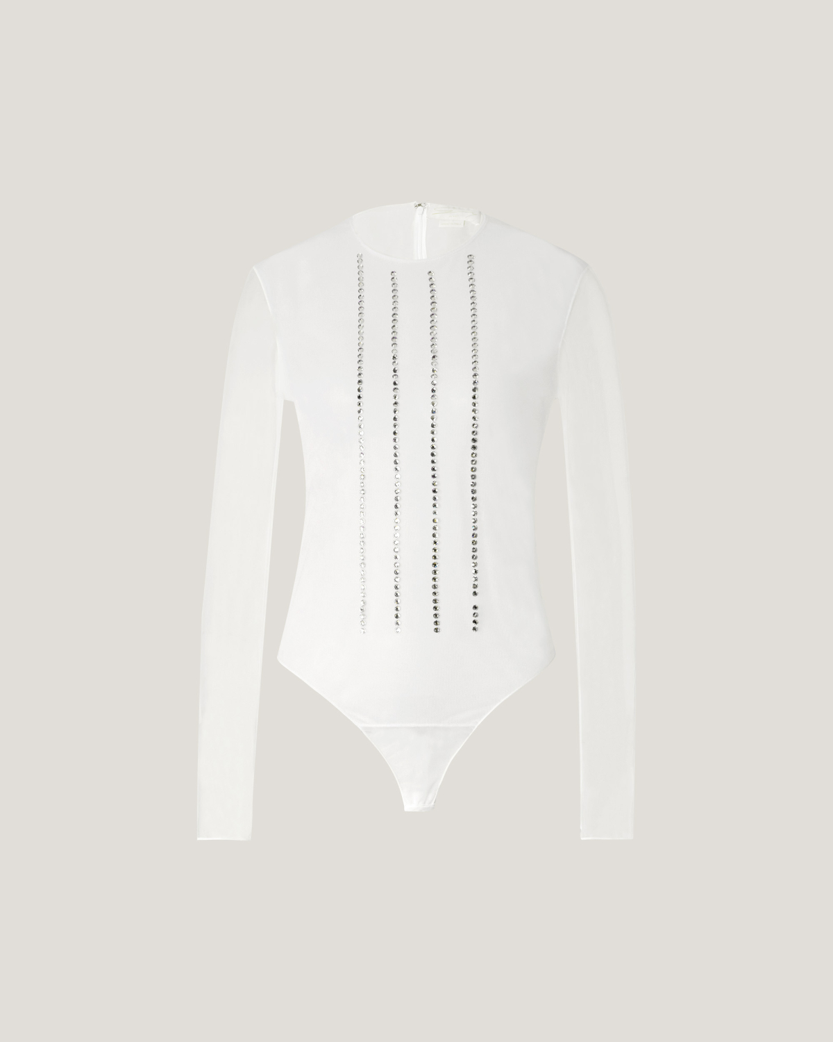 Sleek rhinestone bodysuit | hide_category | Genny
