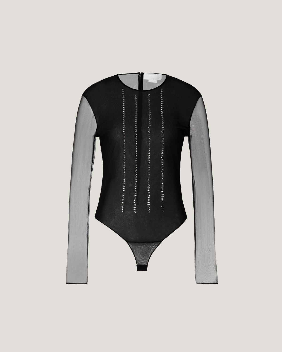 Sleek rhinestone bodysuit | hide_category, -40%, OUTLET | Genny
