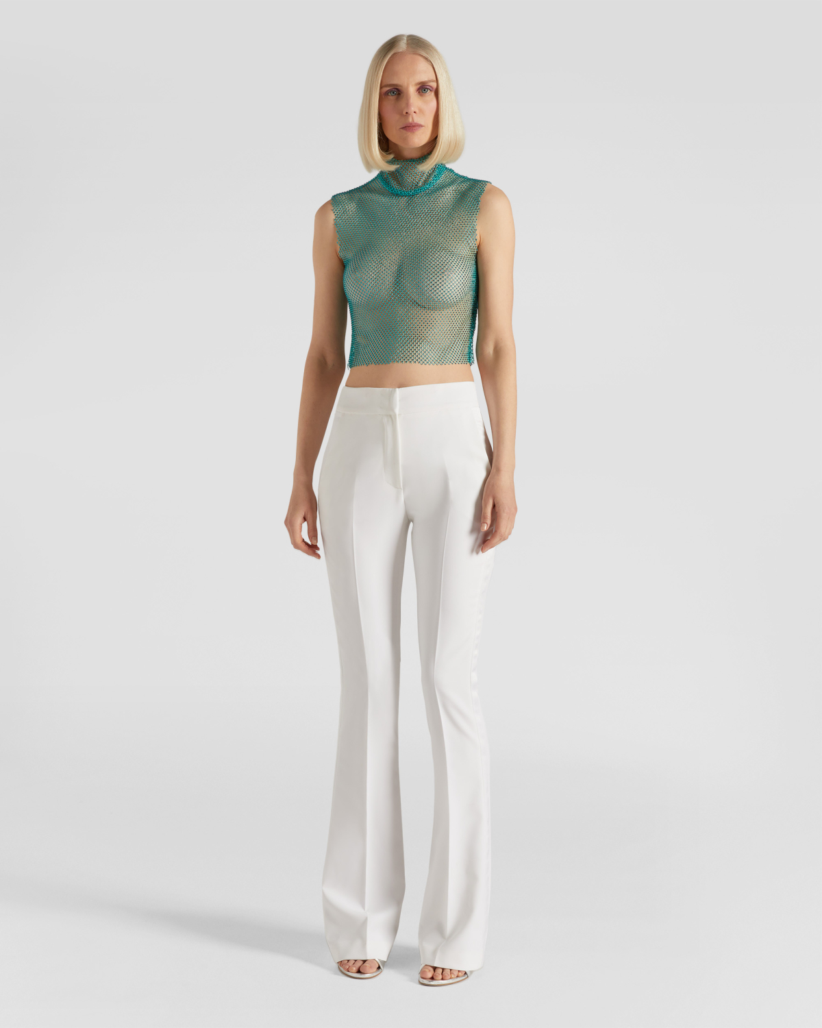 Rhinestone mesh top | Strass, Ricercabili | Genny