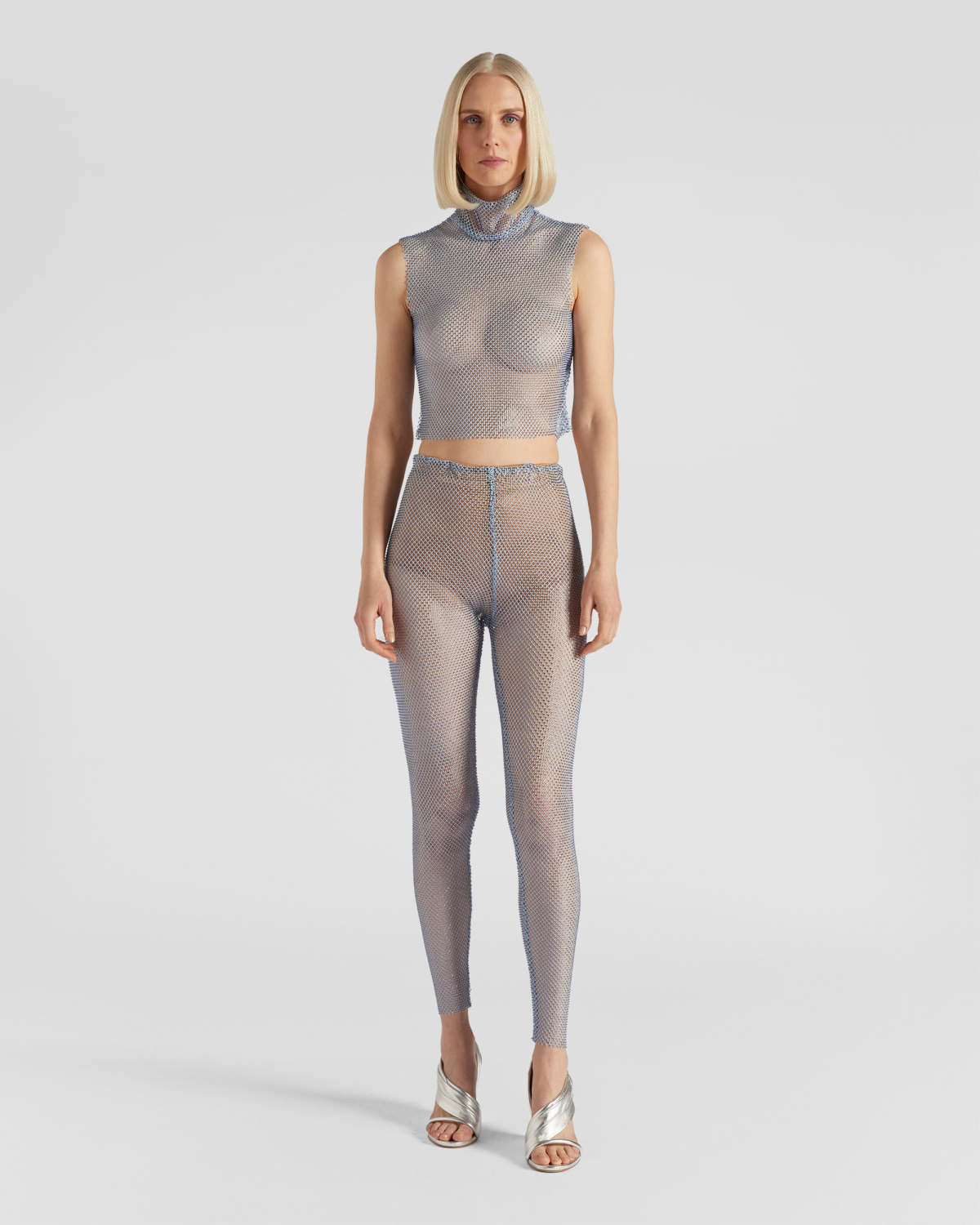 Rhinestone mesh top | Strass, Ricercabili | Genny