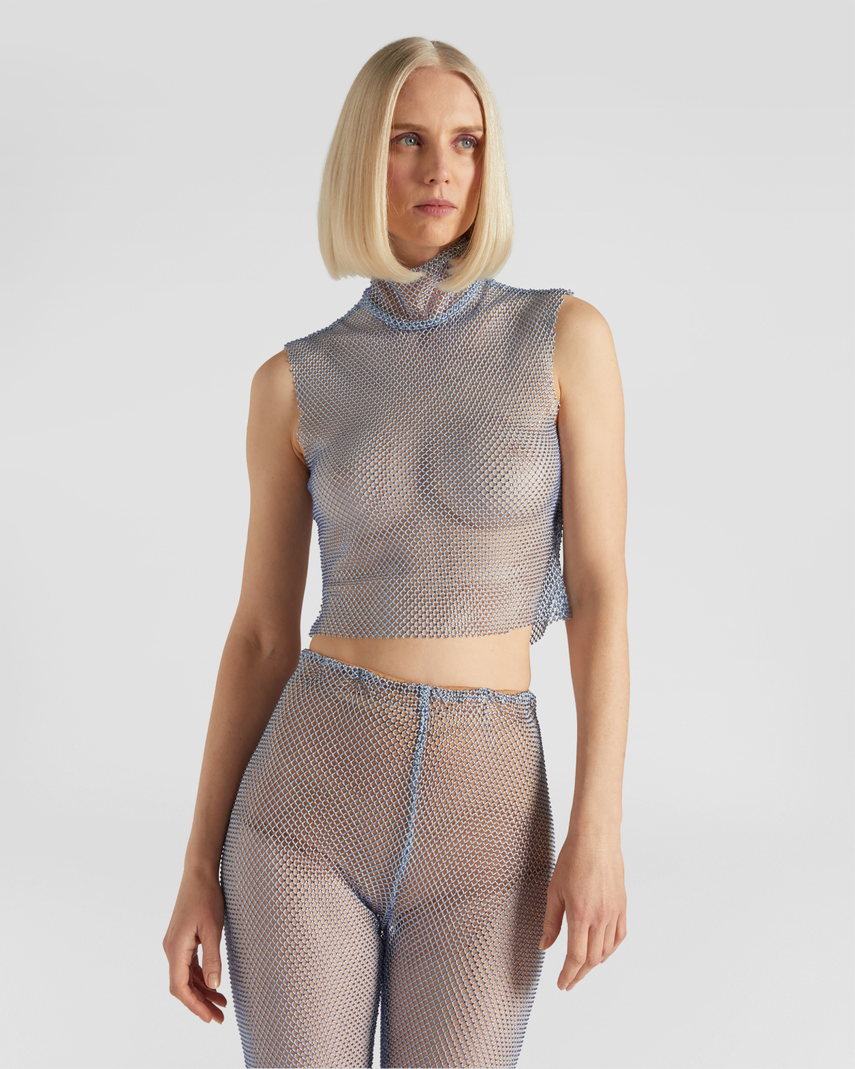 Rhinestone mesh top | Strass, Ricercabili | Genny