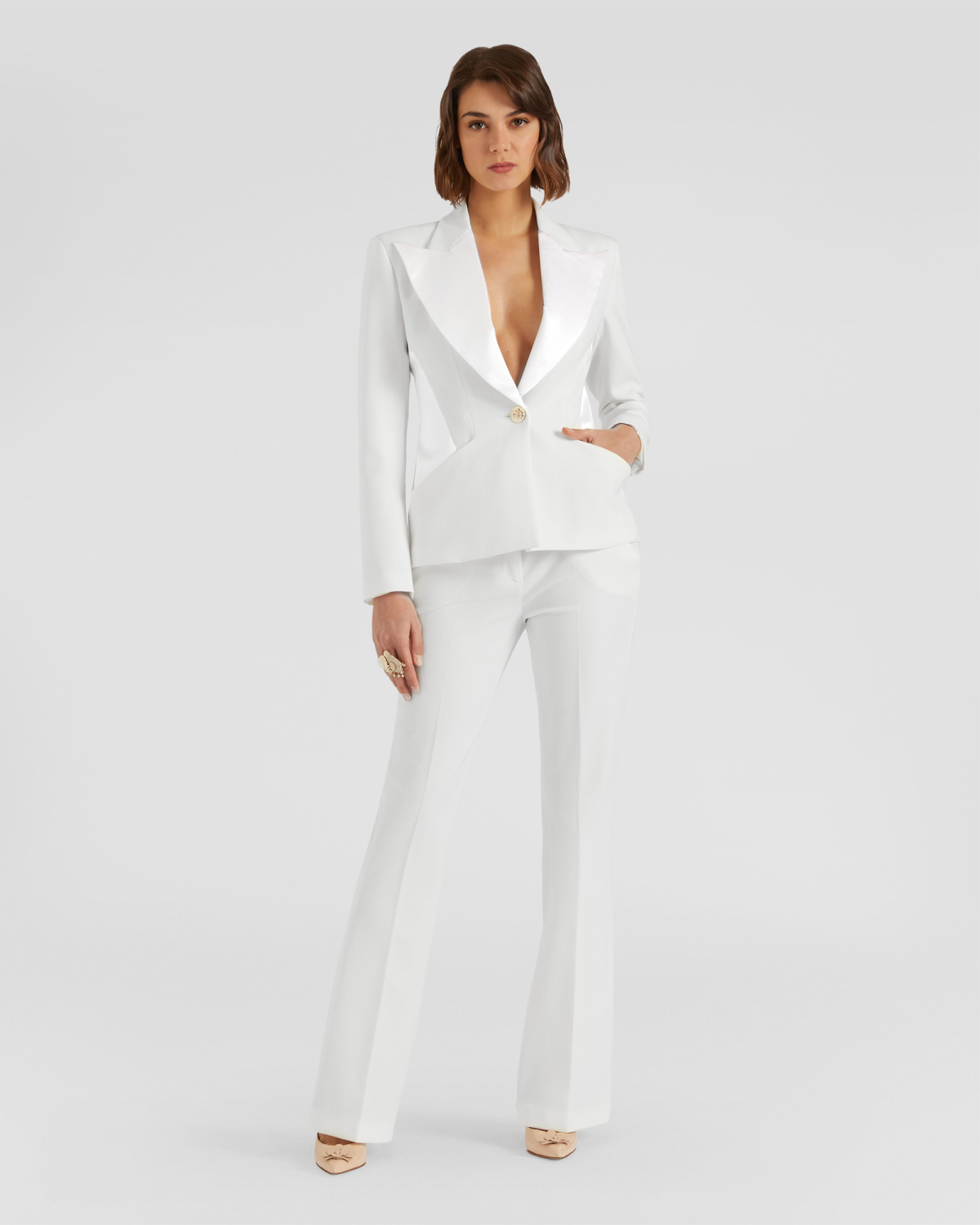 Wool single-breasted blazer | hide_category, -40%, OUTLET | Genny
