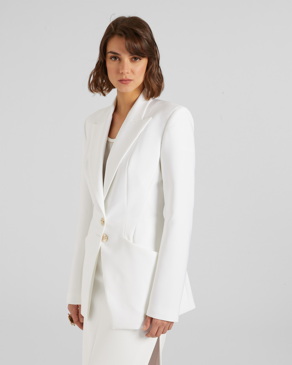 Single-breasted blazer | hide_category | Genny
