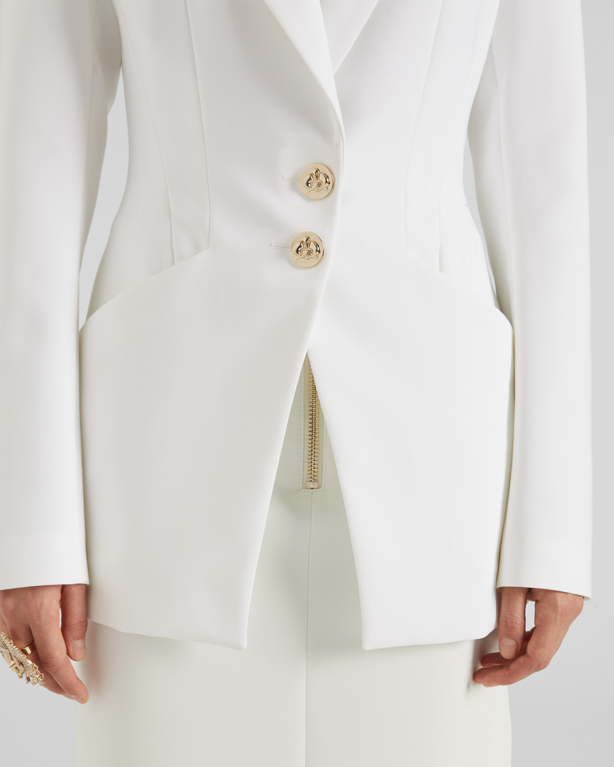 Single-breasted blazer | hide_category | Genny