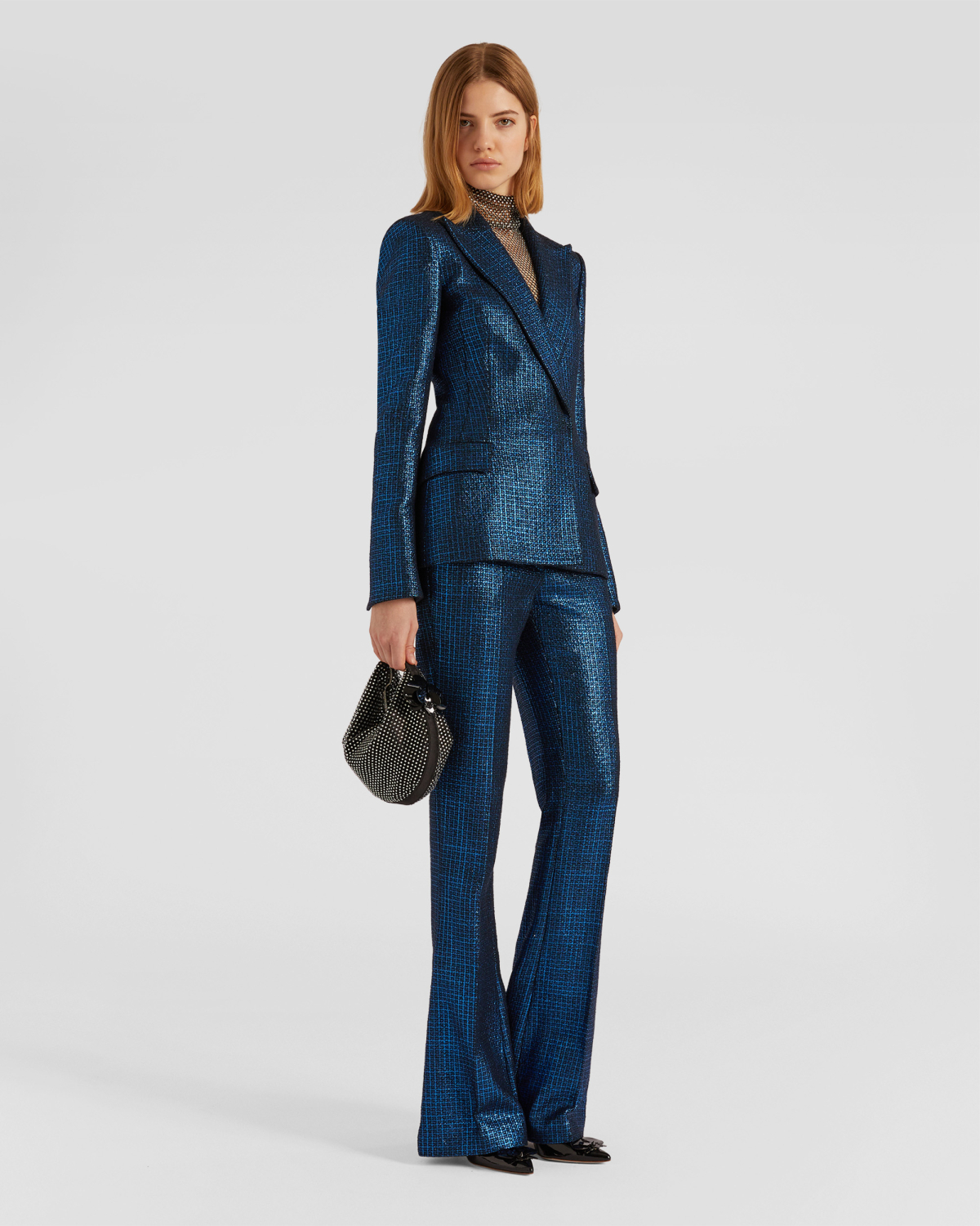 Laminated tweed blazer | hide_category, -40%, OUTLET | Genny