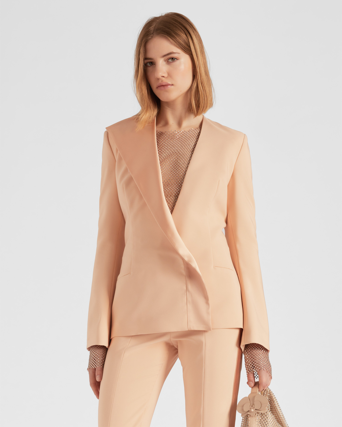 Double-breast blazer with lapels | hide_category, -40%, OUTLET | Genny