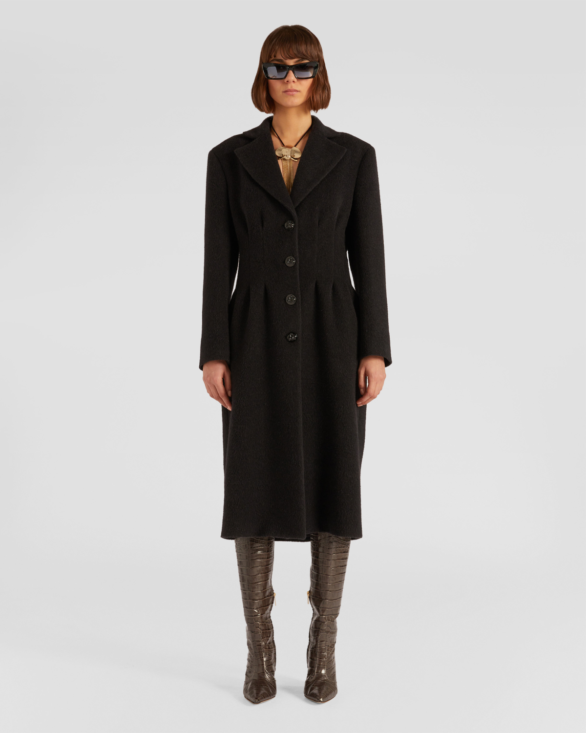 Single-breasted coat | hide_category, -40%, OUTLET | Genny
