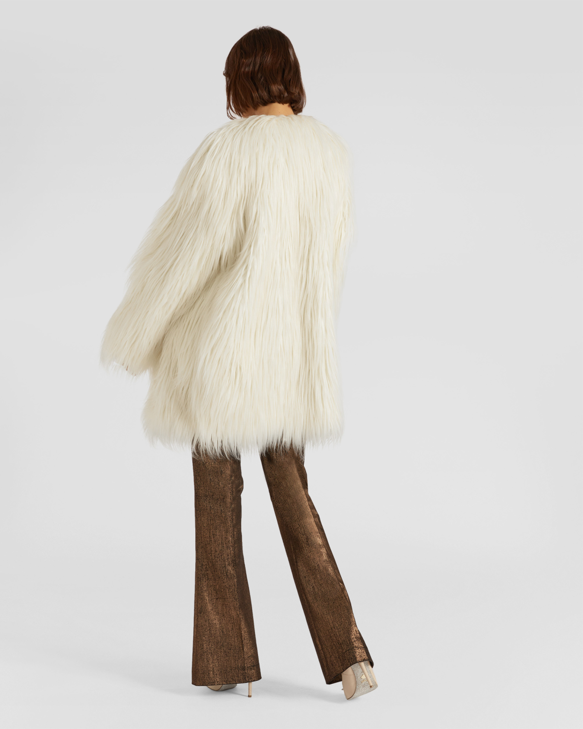 Fur coat with lapels | hide_category, -40%, OUTLET | Genny