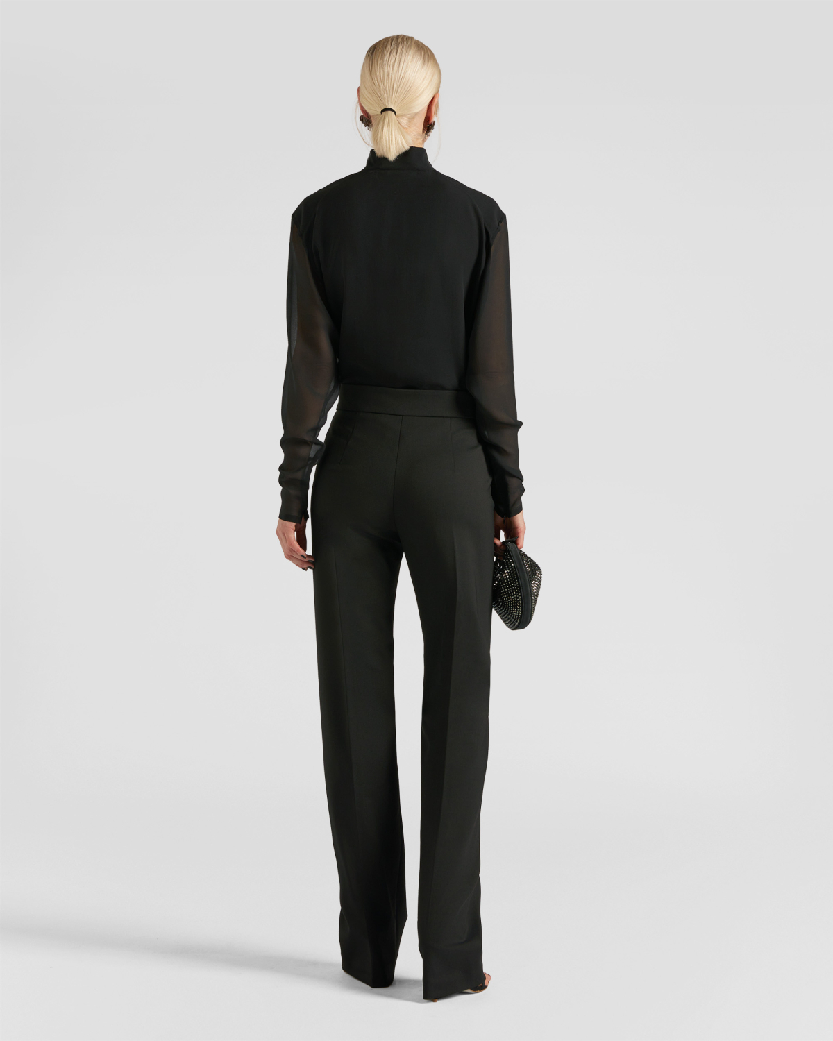 High-waisted elegant pants | hide_category, -40%, OUTLET | Genny