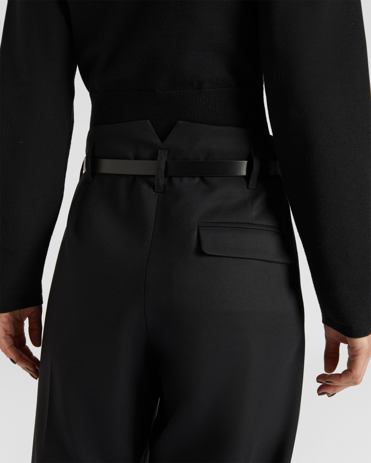 Wide pants with front pleats | hide_category, -40%, OUTLET | Genny