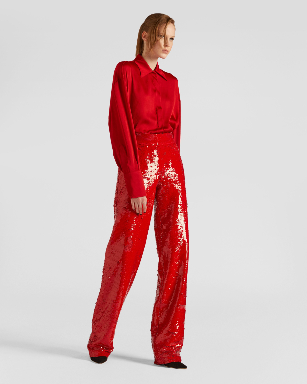Fluid-line pants | hide_category, -40%, OUTLET | Genny