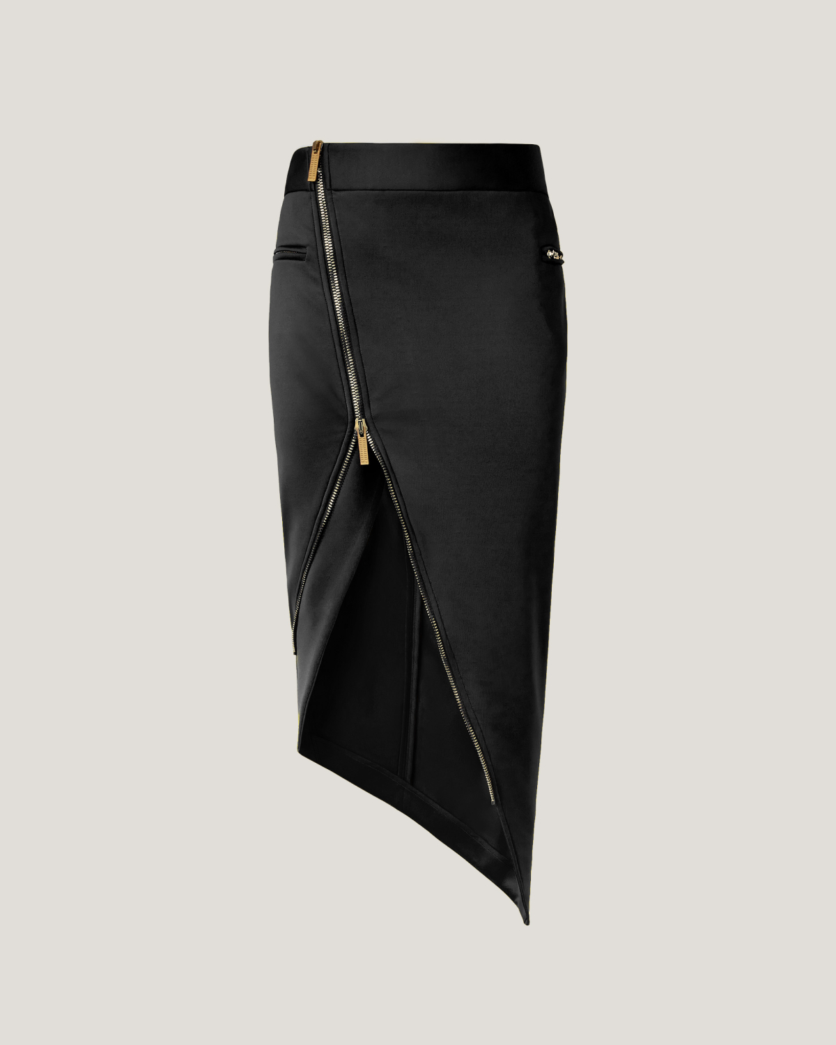 Asymmetric skirt with a slit | hide_category, -40%, OUTLET | Genny