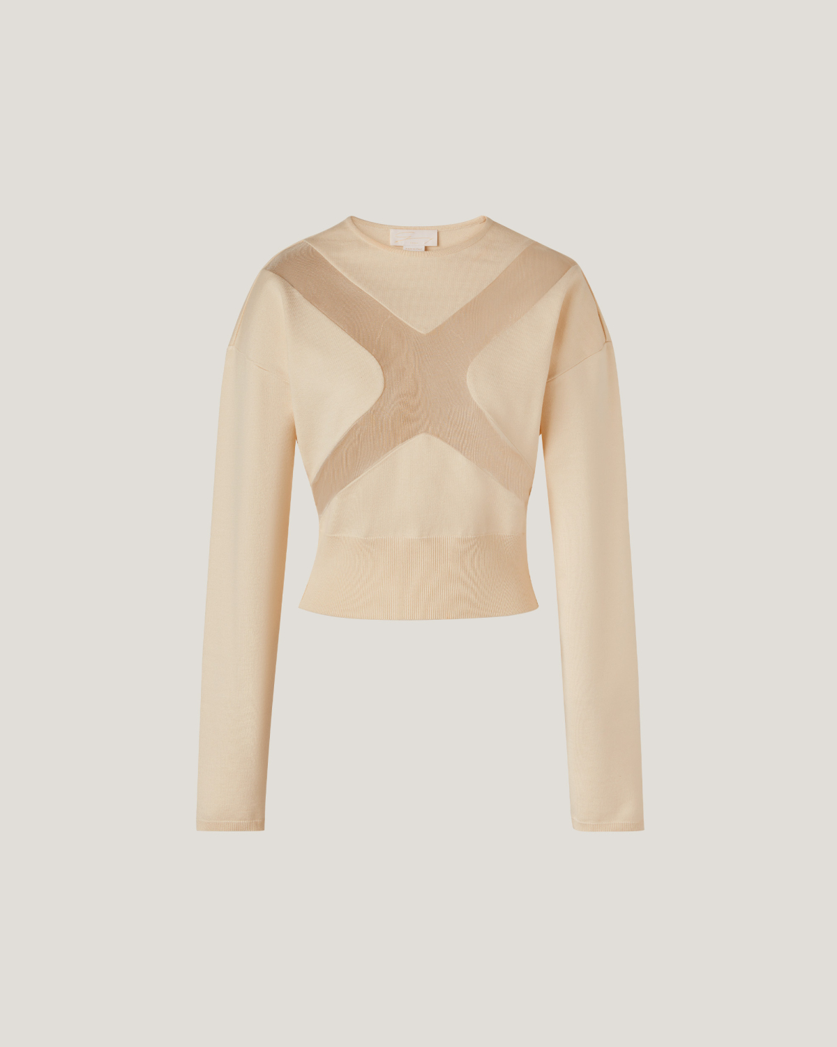 Long-sleeved shirt with X insert | hide_category, -40%, OUTLET | Genny