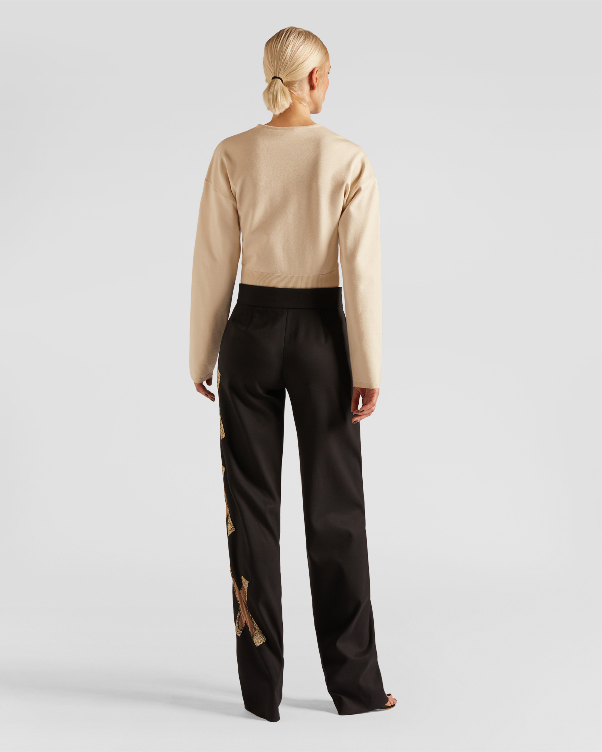 Long-sleeved shirt with X insert | hide_category, -40%, OUTLET | Genny