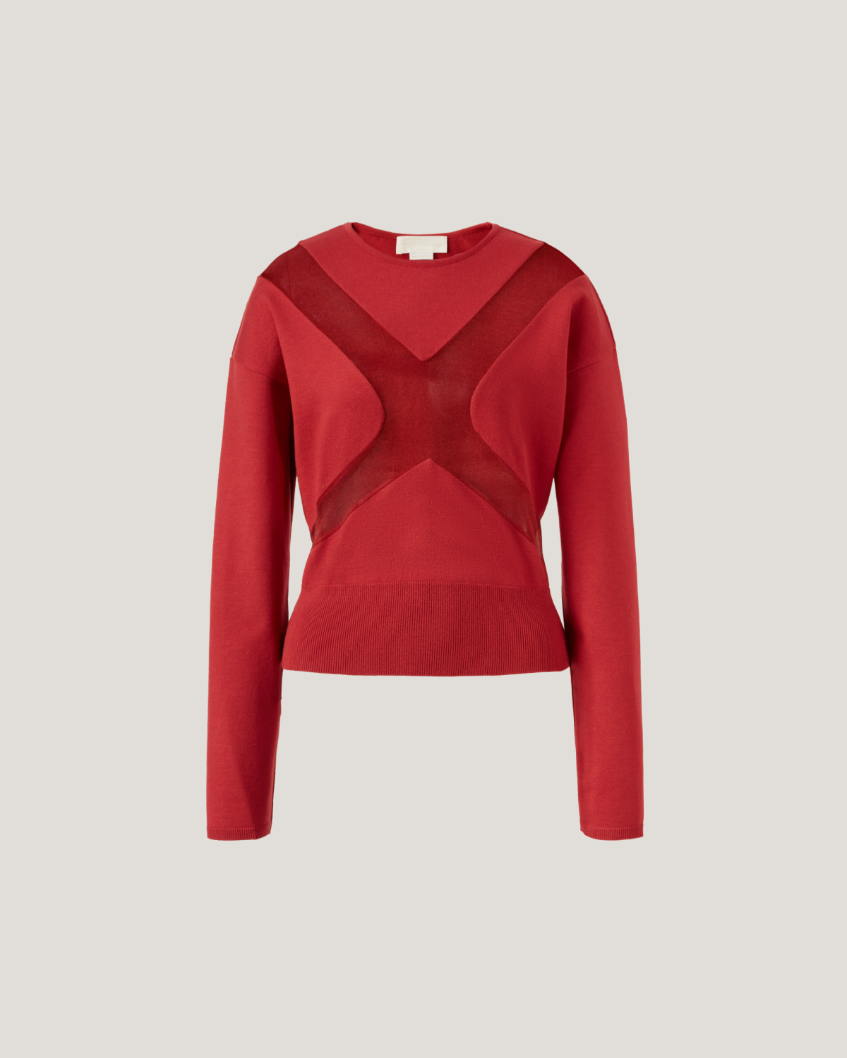Long-sleeved shirt with X insert | hide_category, -40%, OUTLET | Genny