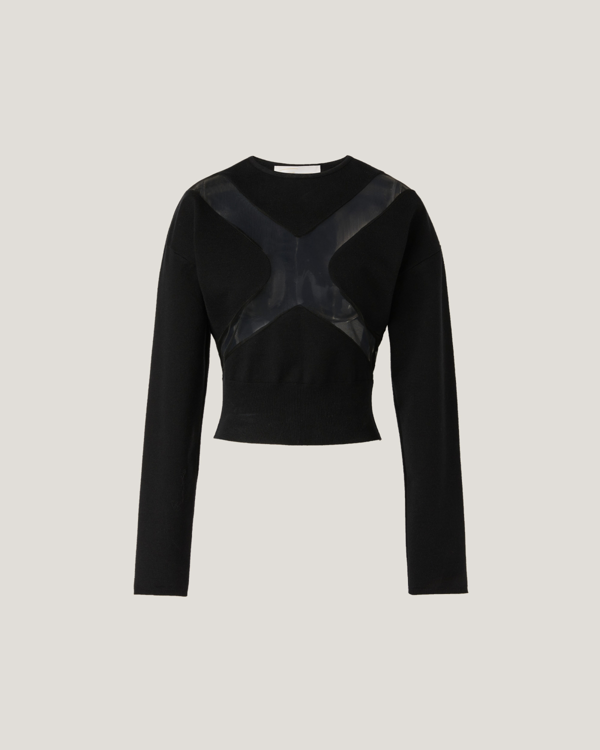 Long-sleeved shirt with X insert | hide_category, -40%, OUTLET | Genny