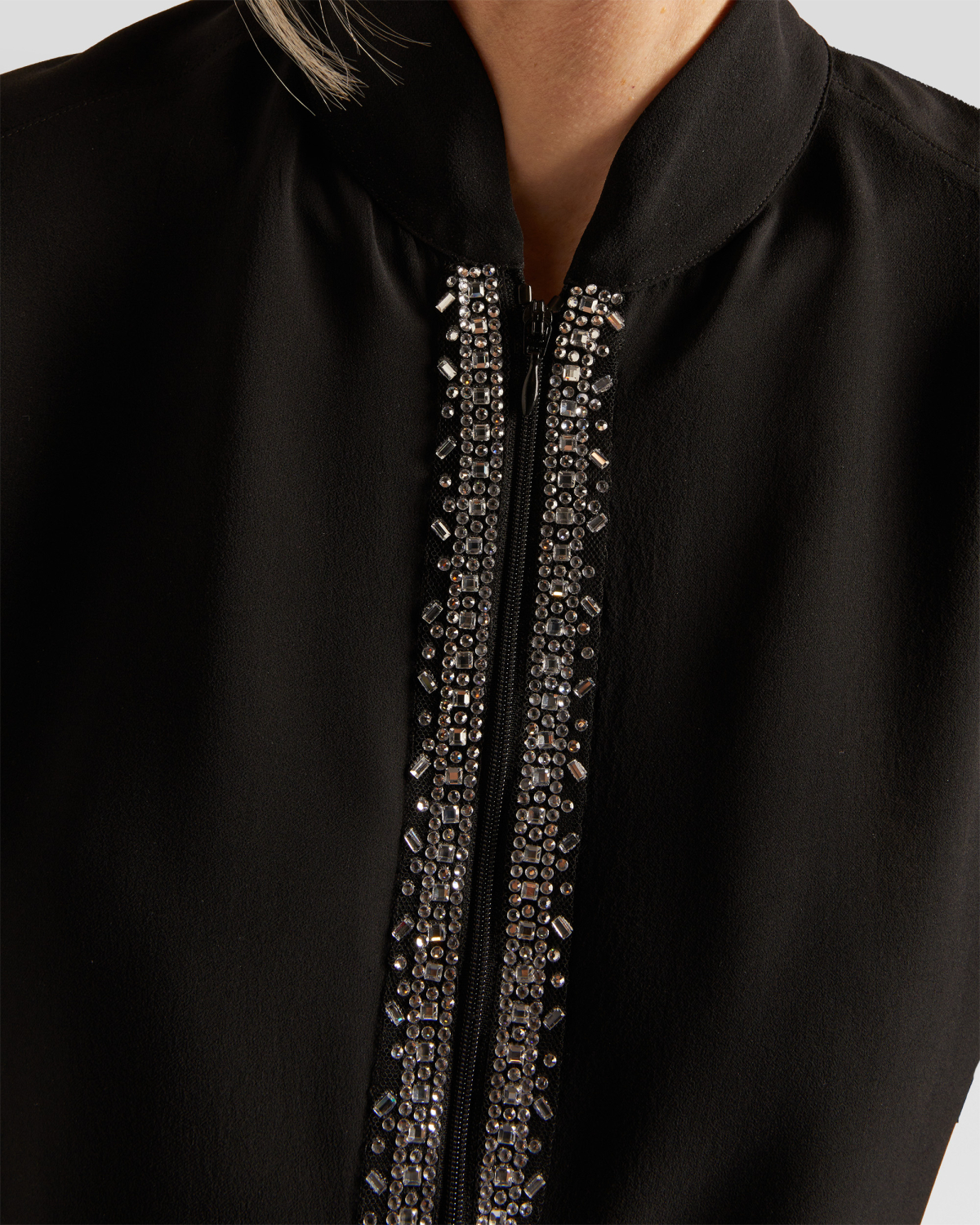 Shirt with rhinestones | hide_category, -40%, OUTLET | Genny