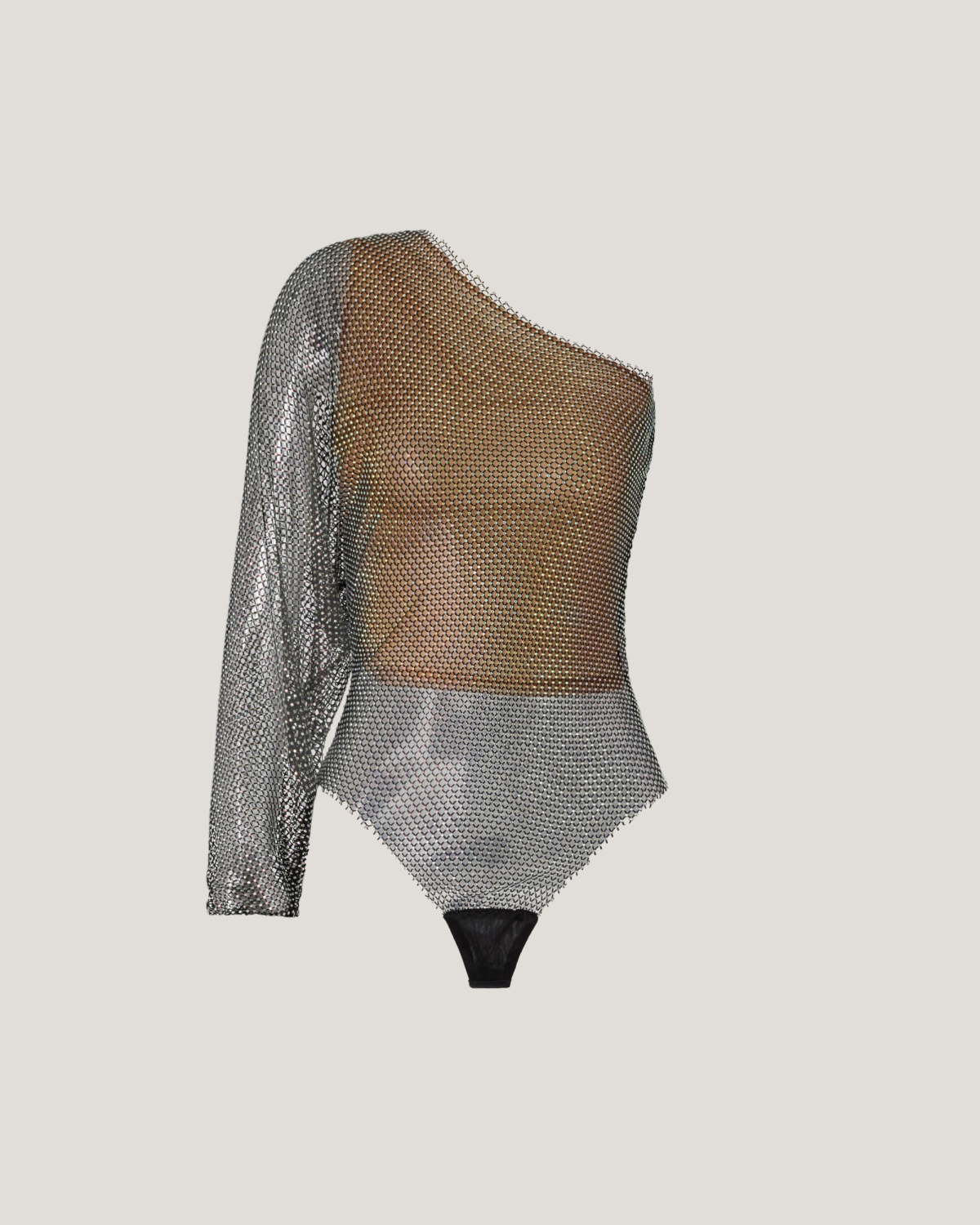 One-shoulder long-sleeve bodysuit | hide_category, -40% | Genny