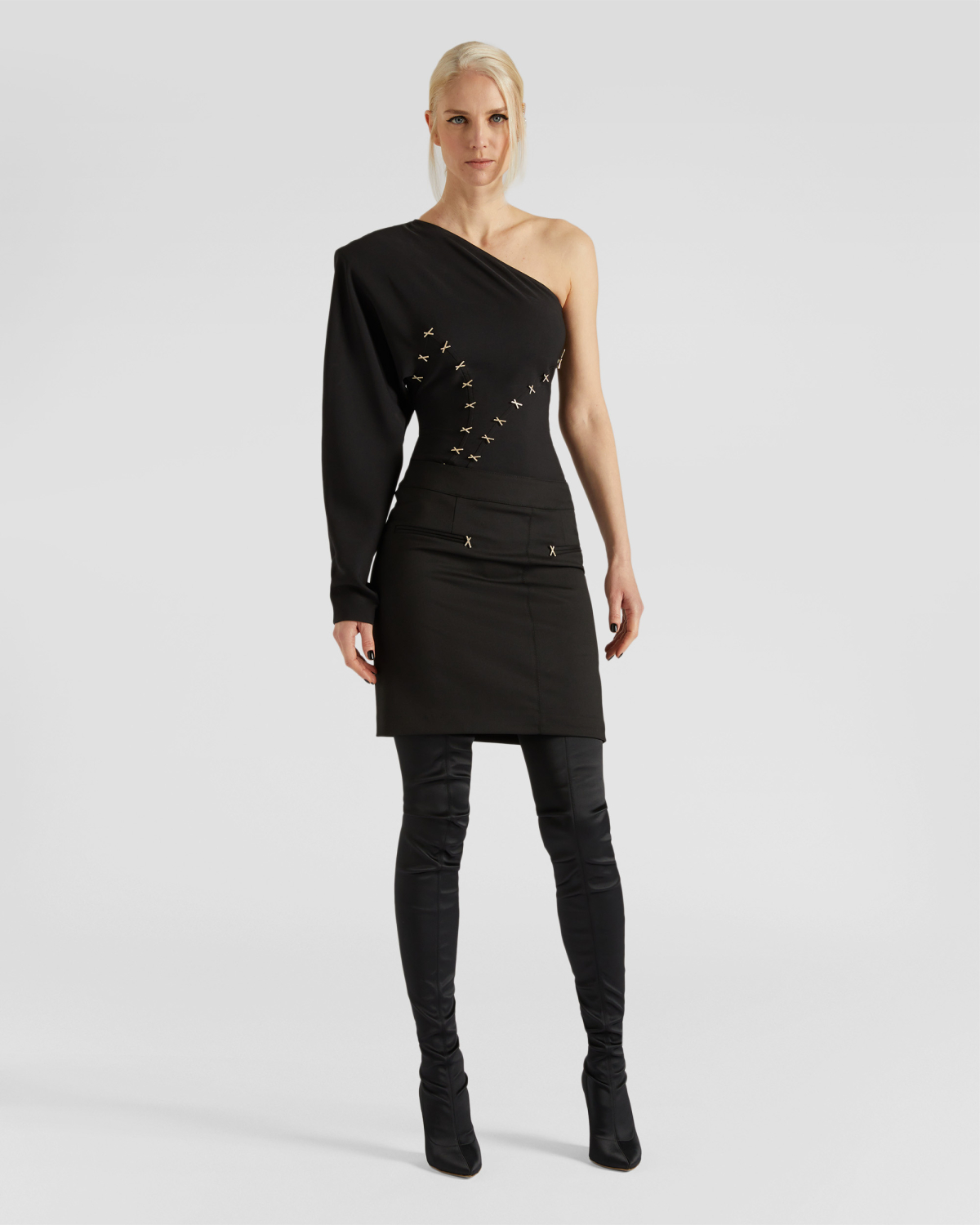 One-shoulder bodysuit | hide_category, -40%, OUTLET | Genny