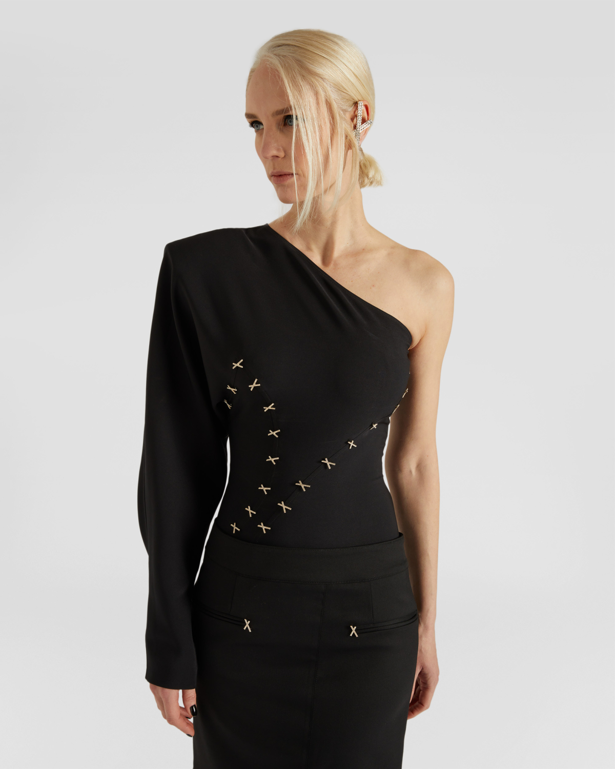 One-shoulder bodysuit | hide_category, -40%, OUTLET | Genny