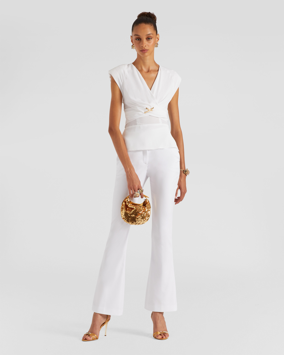 Tailored cotton pants | | Genny