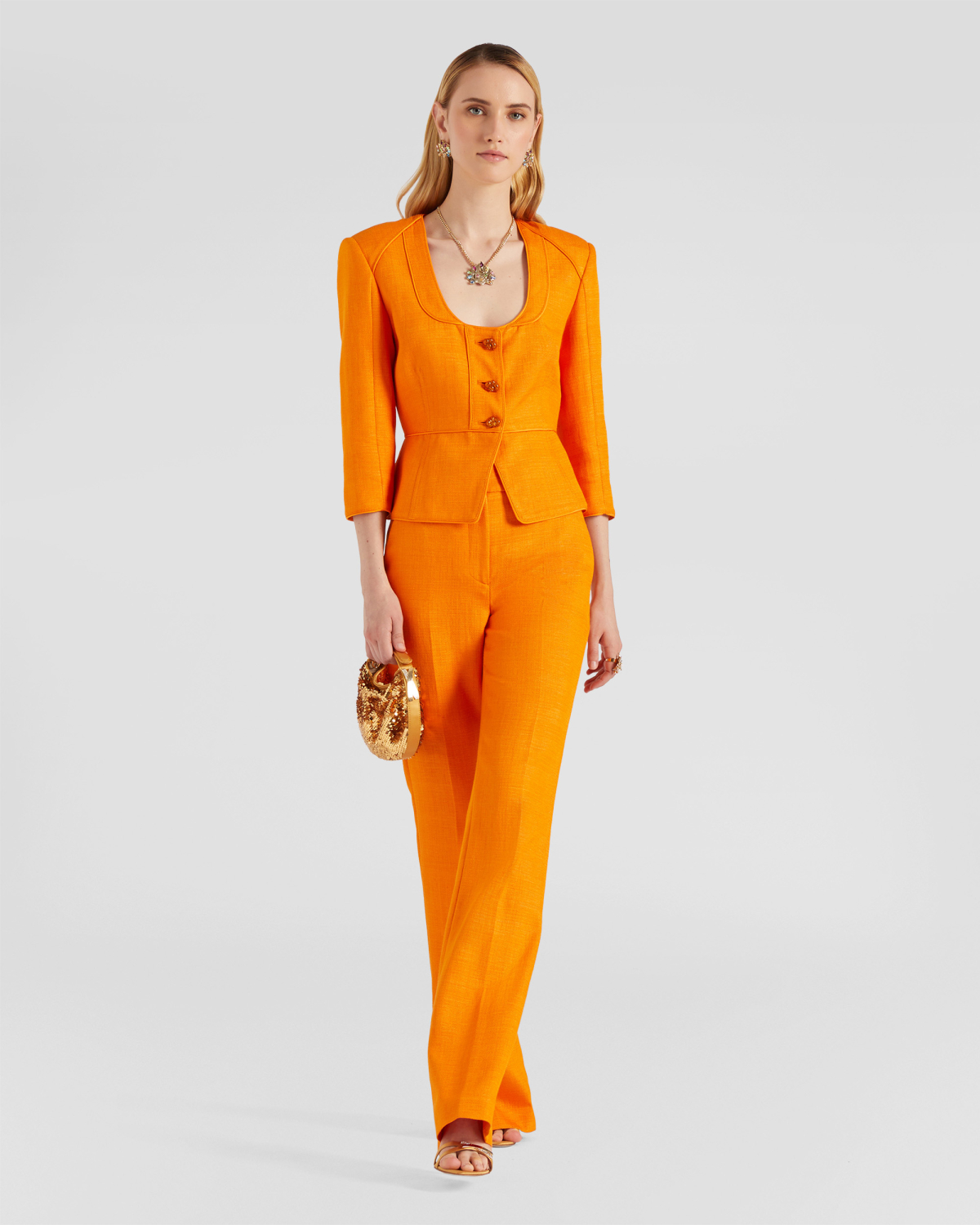 Tailored viscose pants | | Genny