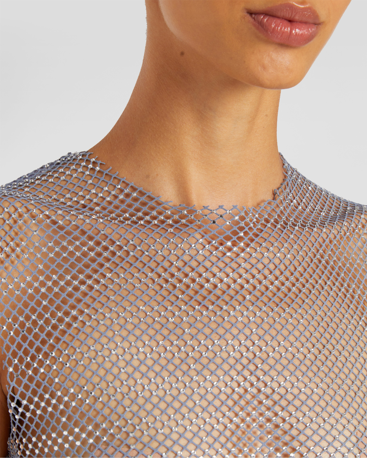 Sleeveless mesh rhinestone top | Tops & Blouses, Crop tops, Ready to Wear | Genny