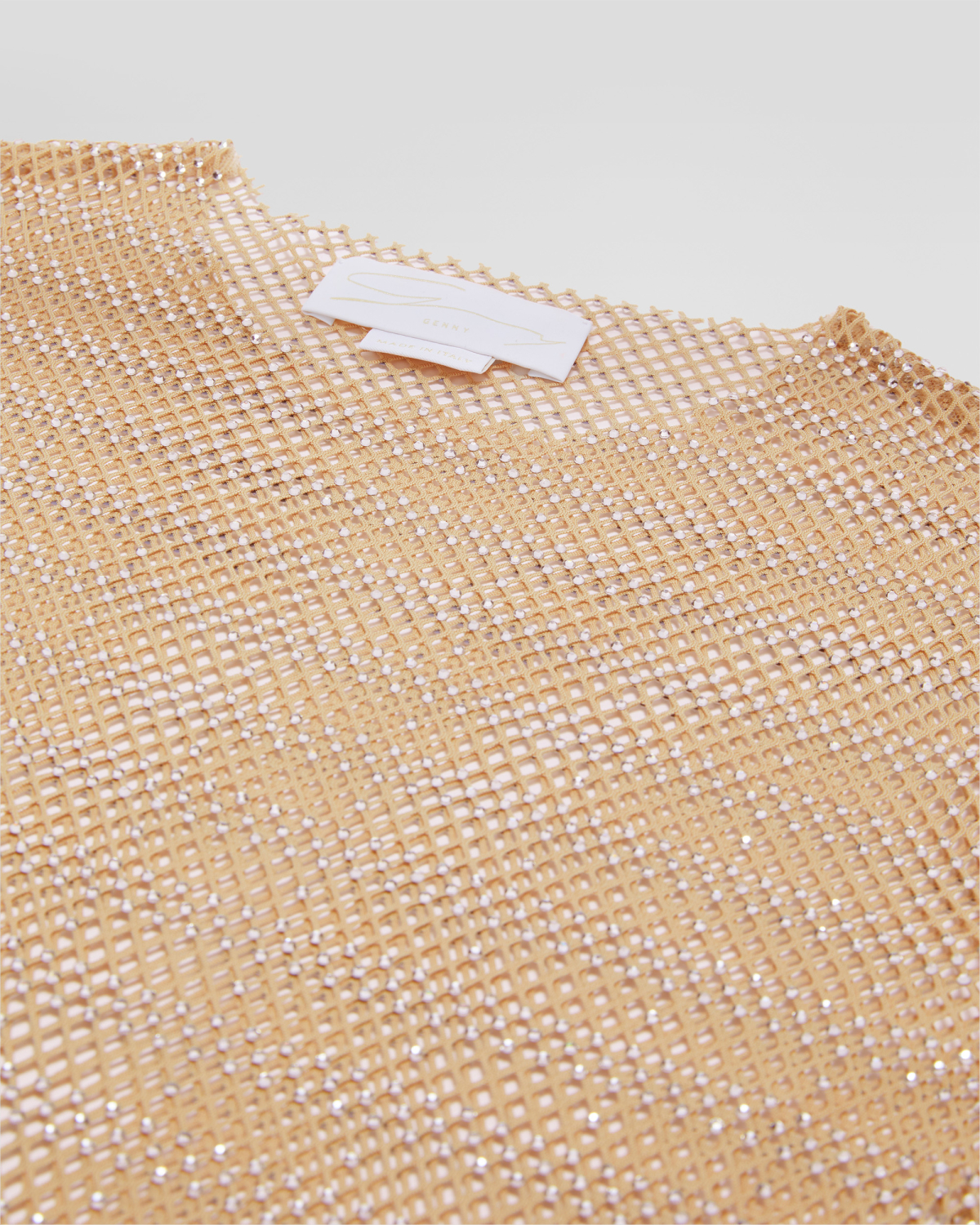 Striped mesh rhinestone top | Strass, Tops & Blouses, Ready to Wear | Genny