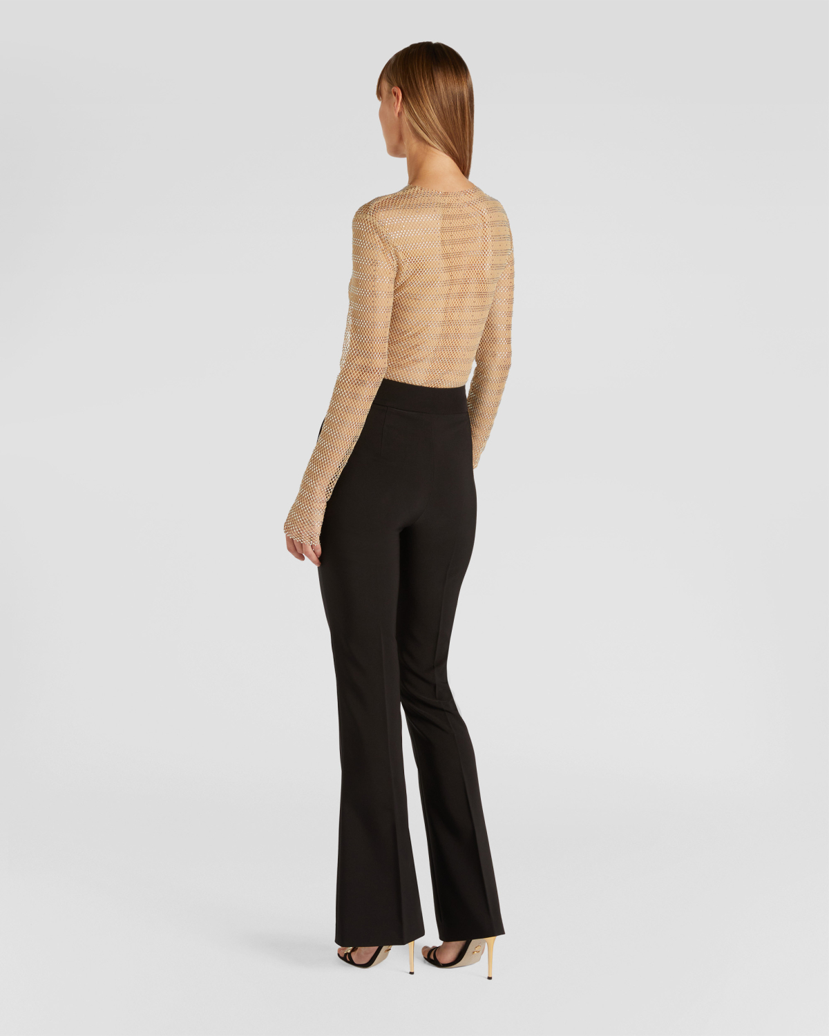 Striped mesh rhinestone top | Strass, Tops & Blouses, Ready to Wear | Genny