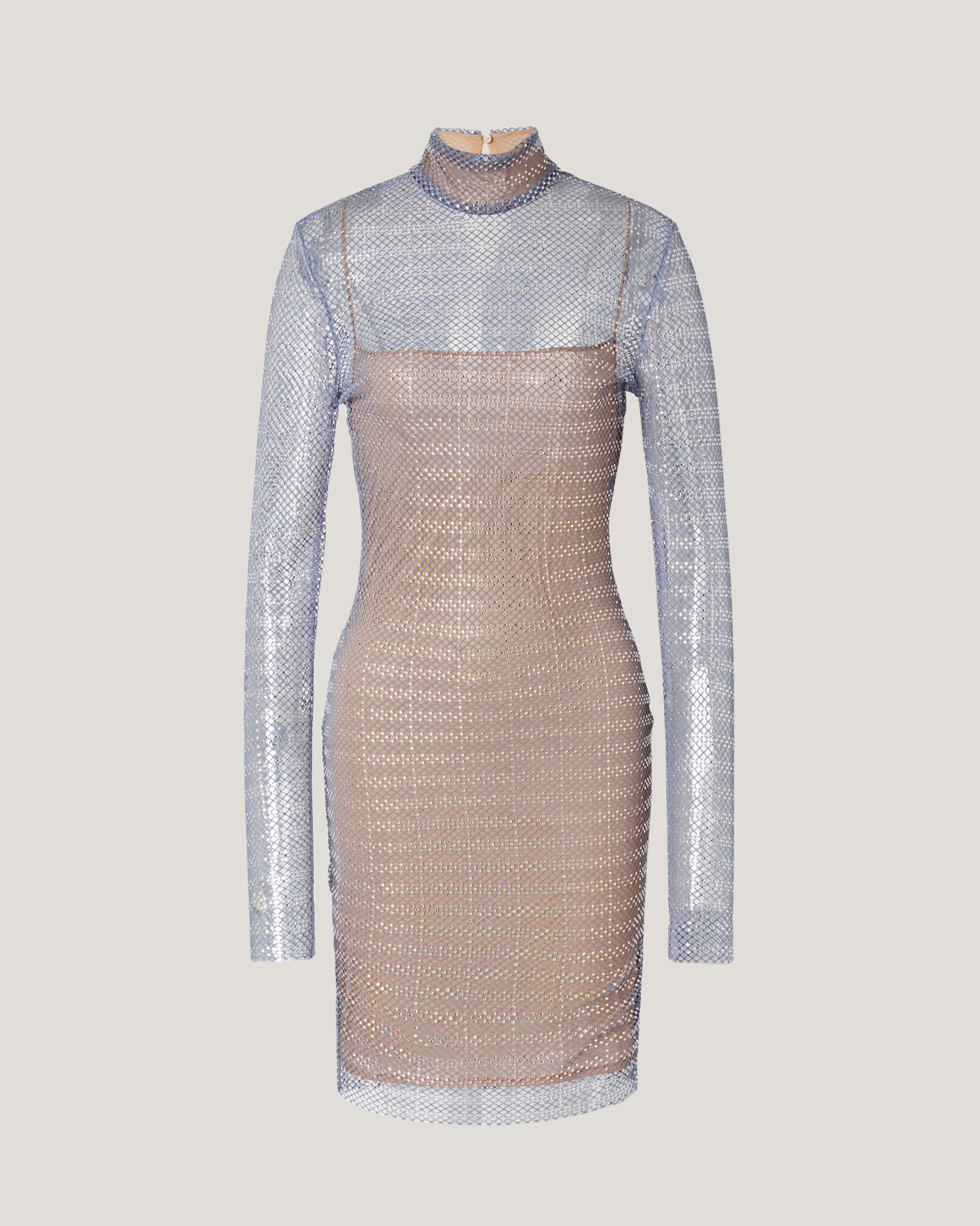 Patterned Mesh Dress with Rhinestones | Dresses & Jumpsuits, Strass, Evening and Cocktail dresses, Ready to Wear | Genny