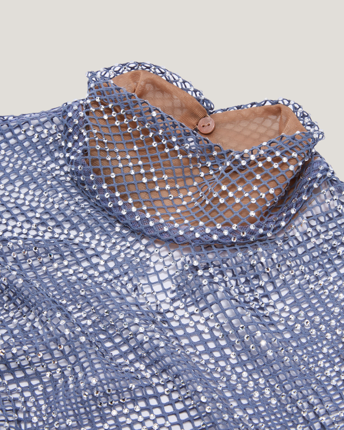 Patterned Mesh Dress with Rhinestones | Dresses & Jumpsuits, Strass, Evening and Cocktail dresses, Ready to Wear | Genny