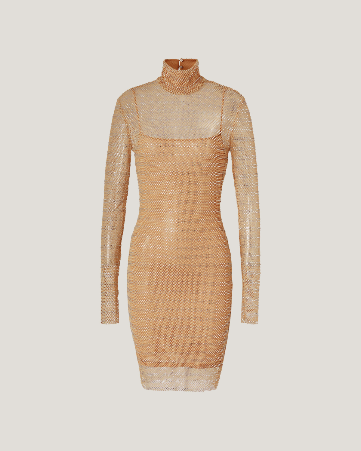 Patterned Mesh Dress with Rhinestones | Dresses & Jumpsuits, Strass, Evening and Cocktail dresses, Ready to Wear | Genny