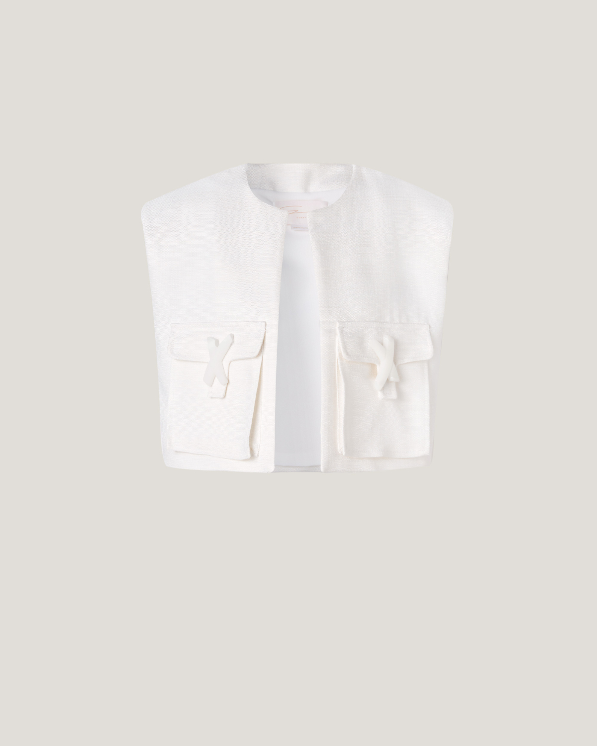 Sleveless cropped vest | | Genny