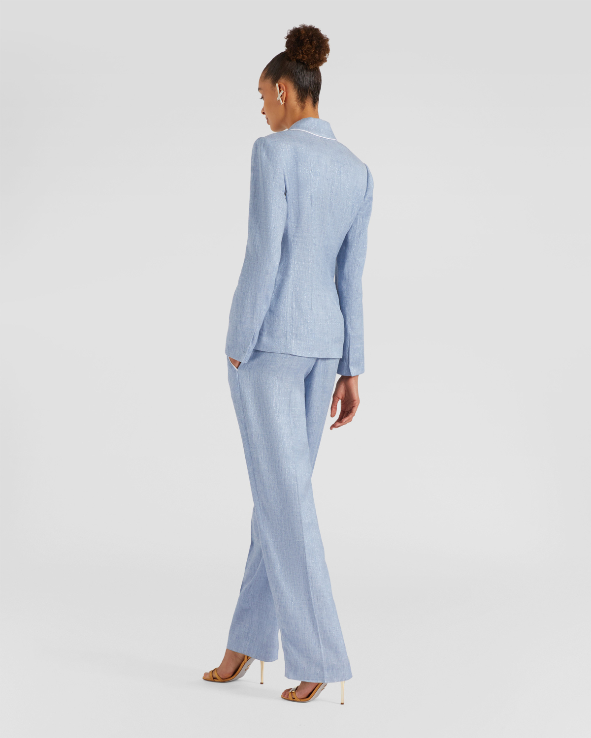 Linen blend jacket | | Genny