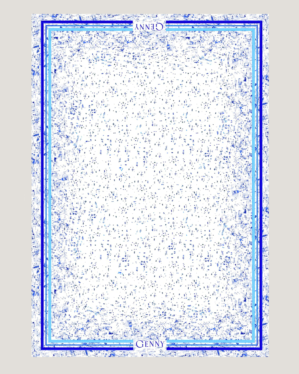 Mykonos Scarf in Cotton Muslin | Ricercabili, Spring Summer 2025 Collection, Highlights | Genny